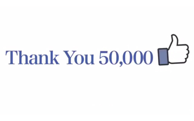 九州電力フェイスブック　50,000いいね！達成！！のイメージ