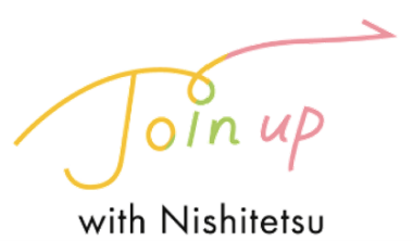 ロゴ Join up with Nishitetsu