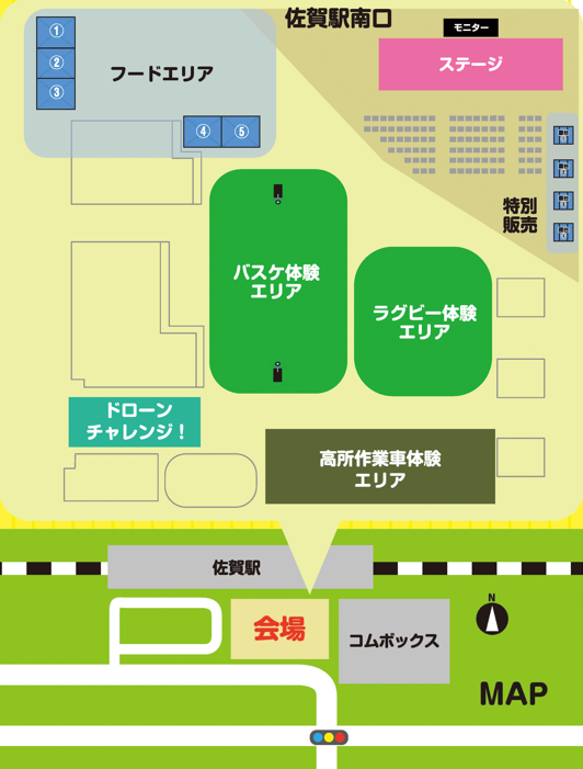 舞鶴テラスの地図
