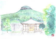 冠岳のイラスト