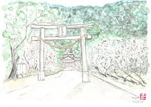 藤川天神のイラスト