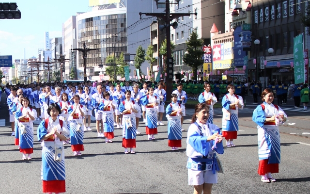 第72回おはら祭に参加のようす