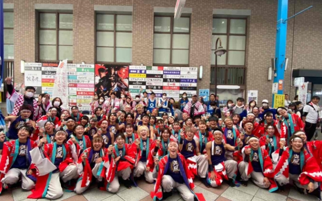 第25回YOSAKOIさせぼ祭りに参加のようす