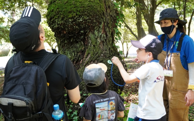 「きゅうでんプレイフォレスト２０２３ in 別府公園」を開催のようす"