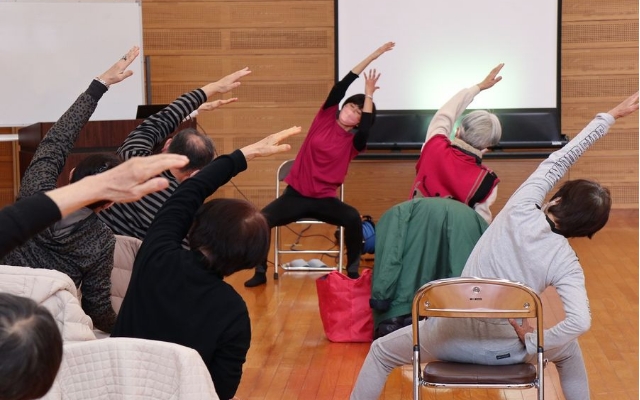 運動・健康教室実施の様子