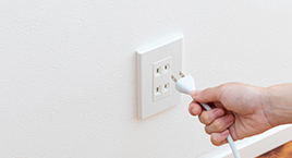 電源コードを点検しましょう