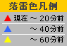 落雷色凡例