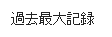 過去最大記録