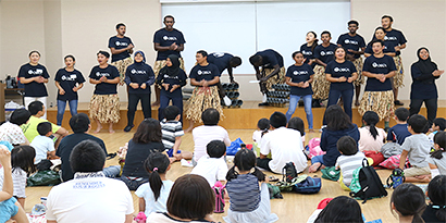 「バンブーフルート」の演奏の写真