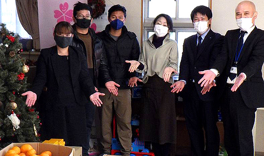 生活必需品の寄贈（熊本支店）の写真