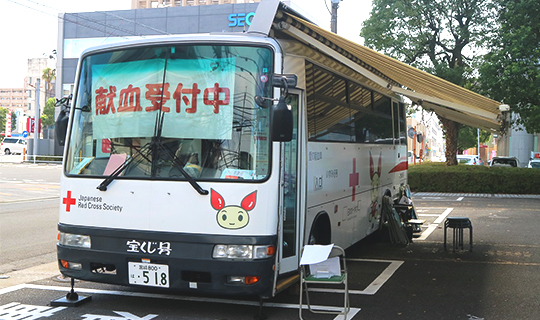 献血の協力②の写真