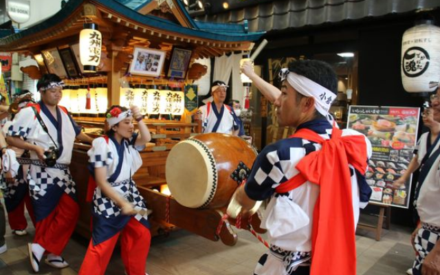 小倉祇園太鼓に参加しました
