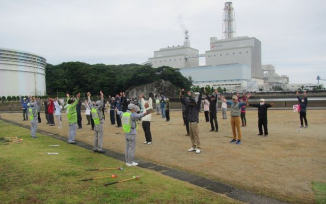 松浦発電所主催で「ふれあいグラウンド・ゴルフ大会」を開催しました