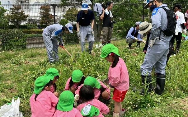 「じゃがいも掘り体験｣を実施しました