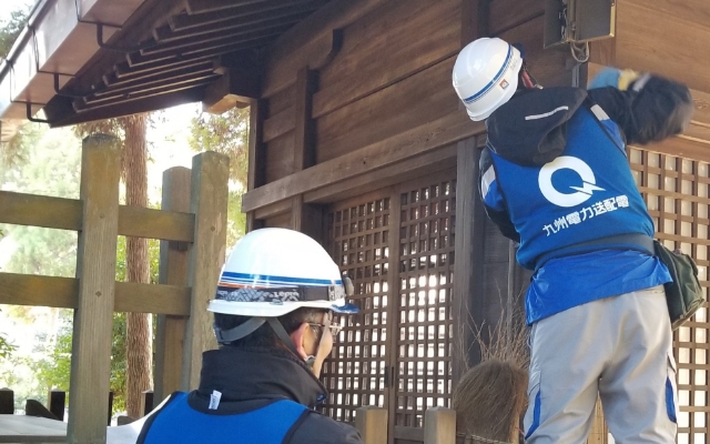 こらぼらQでんecoの取組みの様子