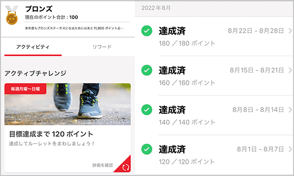 生命保険のポイントプログラムの写真