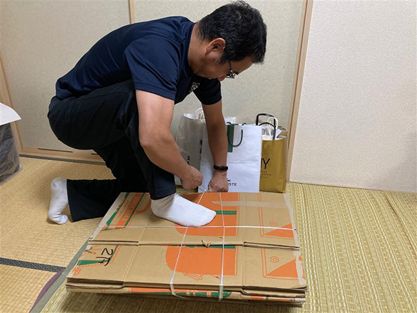 ごみを分別する様子１