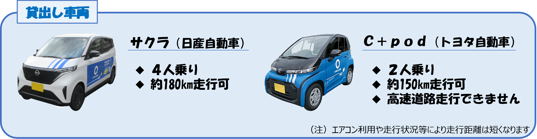 貸出し車両の画像 貸出し車両の画像