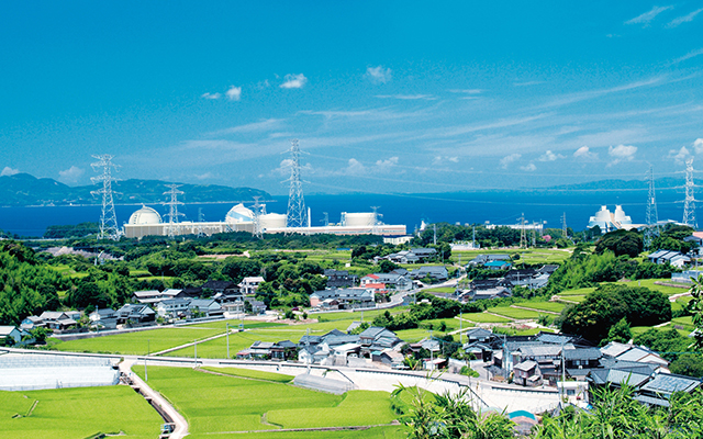 玄海原子力発電所の写真 玄海原子力発電所の写真