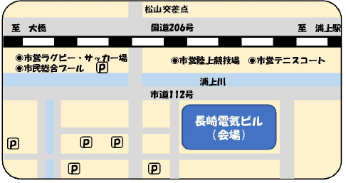 九州電力長崎電気ビルへの地図 九州電力長崎電気ビルへの地図