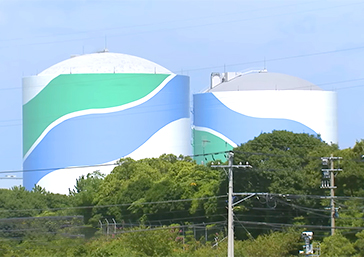 画像：九州の原子力発電所