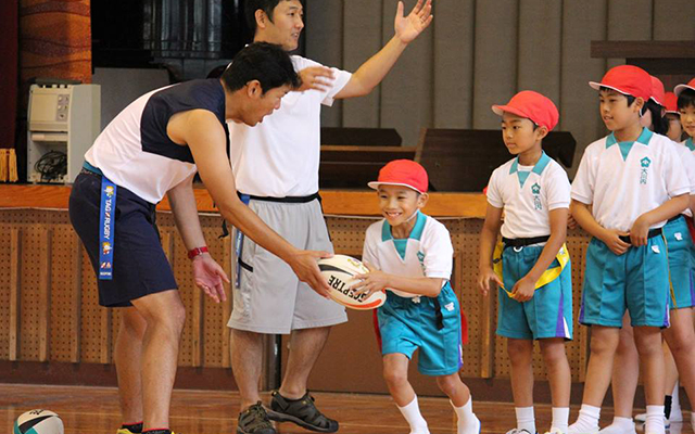 タグラグビー教室を開催しましたのイメージ